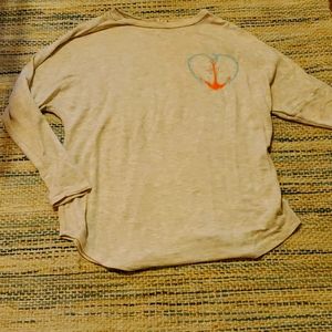 Red Camel Tan Love long sleeve tshirt